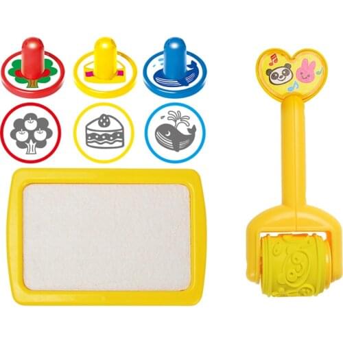 Kids Magic Water Drawing Doodle Accessories Tools Sets Stamp Roller Seal Set Cartoon Pattern Educational Toys Gifts for Children