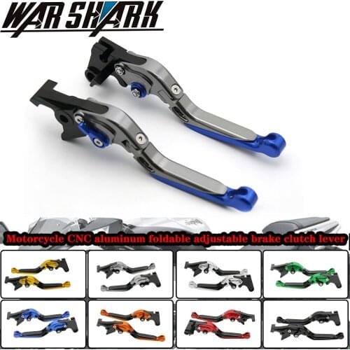 For Kawasaki Z125 Z250SL Z400 EX250 Ninja250 Motorcycle Accessories Folding Extendable Adjustable Brake Clutch Lever CNC