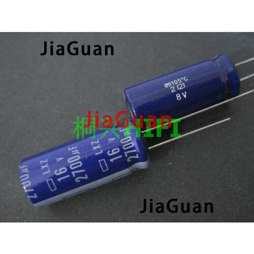 20pcs NEW NIPPON LXZ 16V2700UF 12.5x30MM electrolytic capacitor NCC 2700UF 16V lxz CHEMI-CON 2700uF/16v Ultra Low Impedance