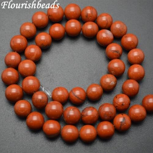 High Quality Natural Red Stone Jasper Round Loose Beads DIY Jewelry making materials 4mm 6mm 8mm 10mm 12mm 14mm