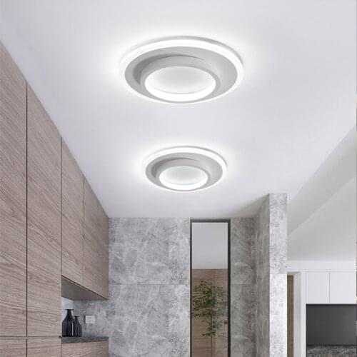 Square Round LED Bedroom Living Room Ceiling Lamp Modern Hotel Aisle Corridor Restaurant Lighting Direct Sales