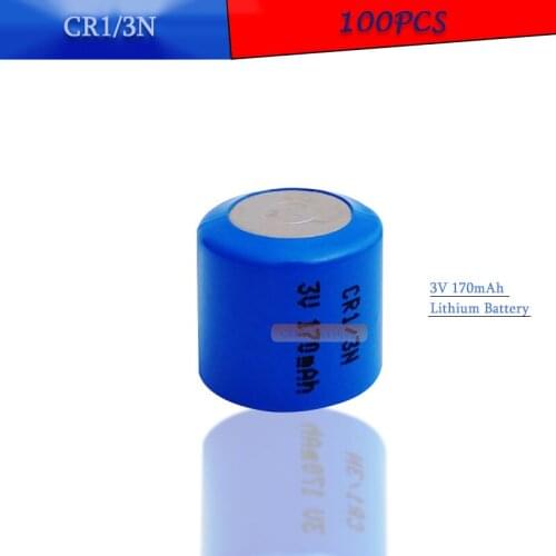 100PCS CR1/3N 3V 170mAh Lithium Battery DL1/3N CR1/3 1/3N CR13N CR13 for Micro Instrumentation Camera Li-ion Button Batteries