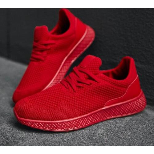 New Men Running shoes outdoor Lightweight Mesh Breathable Sport boots Athletics Sneakers Jogging Walking Shoes Plus size 46 47