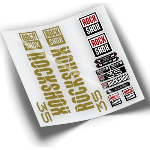 Stickers bike Fork ROCKSHOX 35 2021 WP395