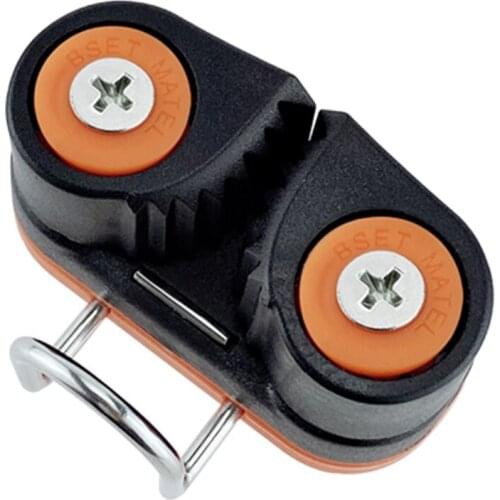 NEW-BSET MATEL Composite 2 Row Ball Bearing Cam Cleats with Wire Leading Ring Plastic Cammatic Cleats for Boat Pilates Equipment