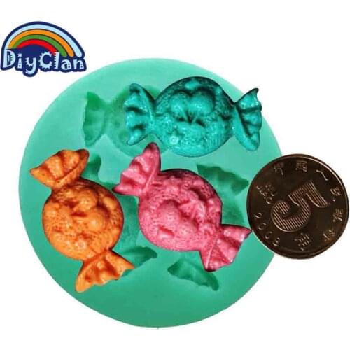 New year silicone mould DIY sugar chocolate candy dessert baking mold F0560TG35