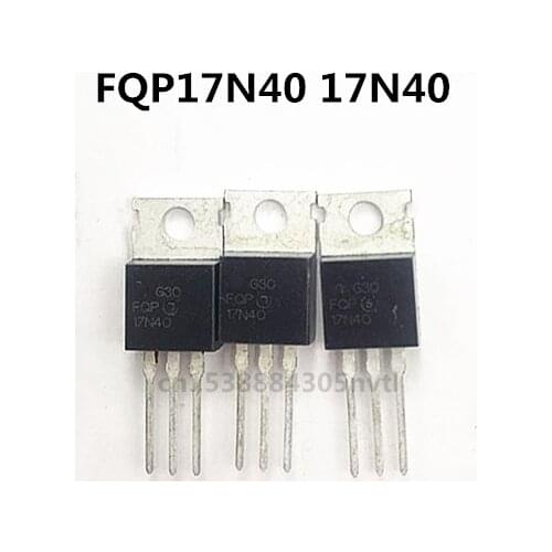 Original 10pcs/ FQP17N40 TO-220 400V 17A