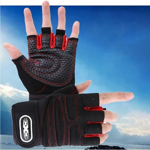 Cycling Gloves Half Finger Mesh Cycling Gloves Climbing Outdoor Sport Anti-sweat Gloves Bicycle Men Women Anti Slip Breathable