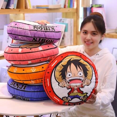35CM Anime 2019 ONE PIECE Luffy Nami doll Pillow For bedroom Gift