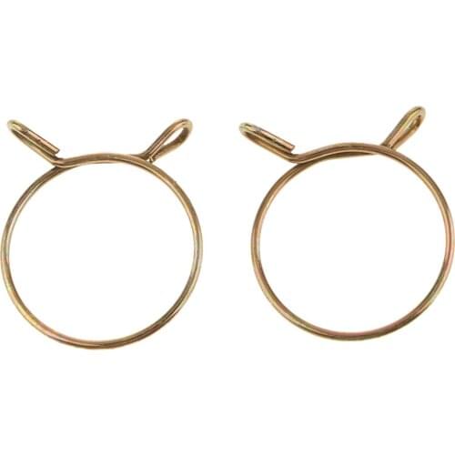 2Pcs Front Fork Shock Absorber Dust Cover for Motorcycle 210mmx42mmx25mm - Red