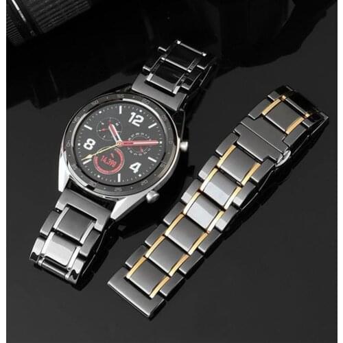 Bands for Samsung Galaxy Watch4 44 40mm Classic 46mm Active 2 Gear S3 Frontier Strap for Huawei Watch GT2 Ceramic 20mm 22mm Band