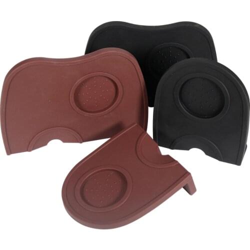 Silicone Coffee Powder Pad Anti-slip Corner Mat Home Bar Coffee Machine Handle Pad Kitchen Tool Coffee Tamper Accessories