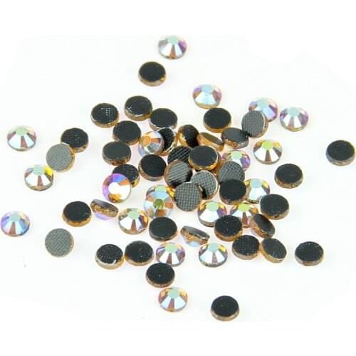 SS16(3.8-4.0MM) DMC Hot Fix Rhinestone Topaz AB 200Gross Crystal Hotfix Rhinestones Wholesale Price Hotfix Stone