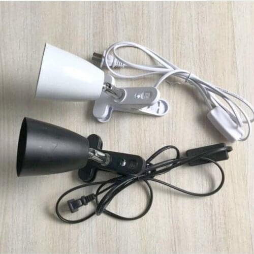 Universal Variable Direction E27 Lamp Base Plant Growth Lamp Holder with Clip for Reptile heating Lighting