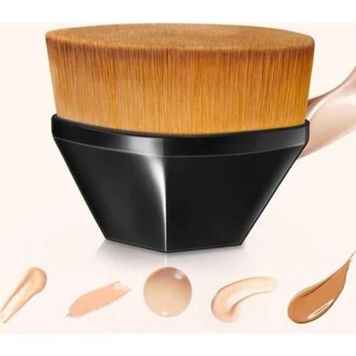 2 pieces Magic Foundation Brush Concealer Single Nylon Makeup Brushes Girl Glamour Six Corners Makeup Brush