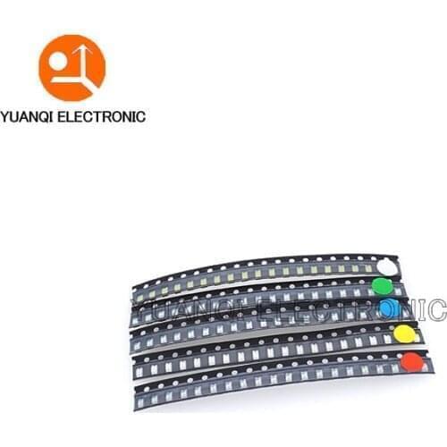 3000pcs 1206 SMD LED White Red Blue Yellow Green Orange Warm White Pink Purple RGB Light Emitting Diode