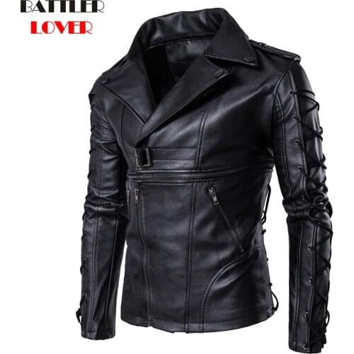 BATTLERLOVER Men's Leather Jackets