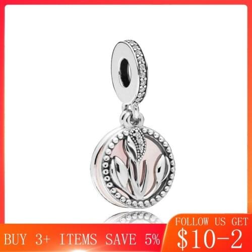 CodeMonkey 2020 New Arrival Grass Pendant Fit Original 3mm Bracelet Authentic 925 Sterling Silver Charms For Women DIY Beads 380