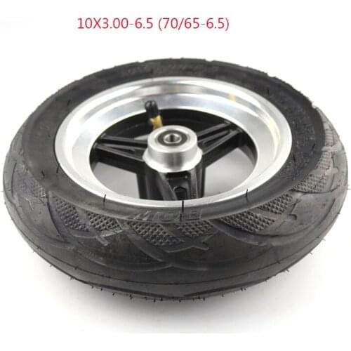 For Xiaomi Balancing Car Explosion-proof Tire 70/65-6.5 10 X 3.0-6.5 Thick Tire 10 Inch Vacuum Tire with Wheel Hub