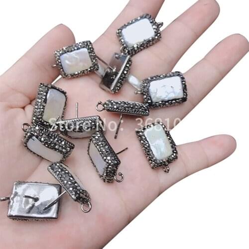 European and American pearl earring jewelry is luxurious and simple and exaggerated