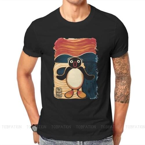 Noot Scream Hip Hop TShirt Pingu Noot Pinga Penguin TV Printing Streetwear Casual T Shirt Men Tee Special Gift Clothes