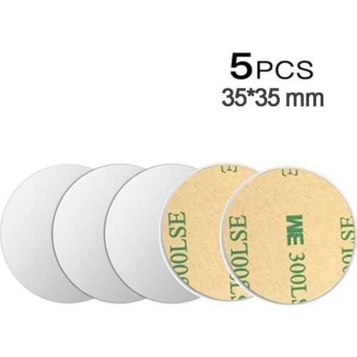 5 Pcs Magnetic Holder Metal Plate For Magnetic Car Phone Holder Universal Iron Sheet Sticker For Phone Stand Mount in Car Auto