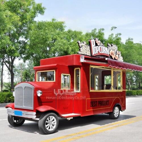 Mobile Food Cart Ice Cream Hot Dog Street Sale Kitchen Halal Taco Food Truck
