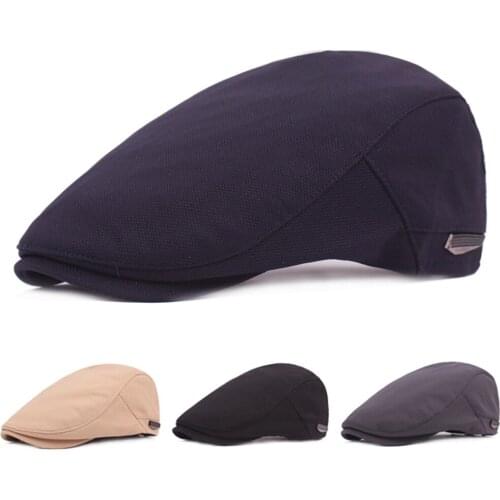 Men’s Classic Berets Hat Casual Newsboy Cap Adjustable Outdoor Driving Golf Hats HATCS0368