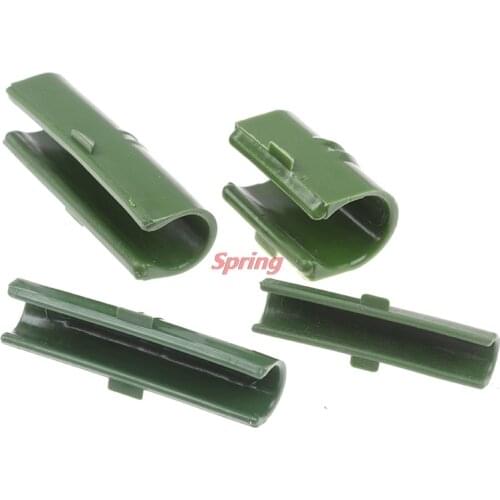 New 10pcs Greenhouse Frame Pipe Tube Film Clip Clamp Garden Shade Net Accessories Plastic Film Fixed Fittings Wholesale