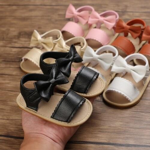 Baby First Walkers Baby 0-18 months Girl Slippers Toddler Kids Nursery School Summer New Leather Shoes