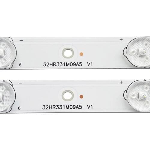 Prefect replacement 1 set = 2 Pieces D32TS7202 Led backilght 32HR331M09A5 V1 Led strip 1pcs=580MM 9Led lamps