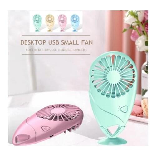 USB Handheld Fan Mango Rechargeable Clip Desktop/Table Fan Mini Portable Clamp Fan 3 Speed Office Desktop Handheld Fan