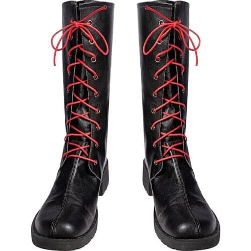 Adult Women Suicide 2 Quinzel Boots Cosplay Costume Fancy Halloween Masquerade Feet Accessories