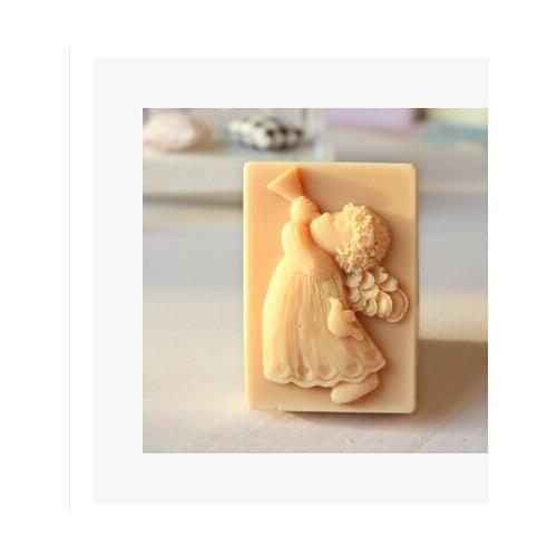 Angel Silicone molds angel soap mold angels silicone soap molds angels silica gel die Christian Aroma stone moulds candle mould