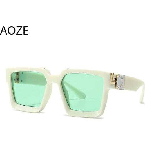 2020 High Quality Fashion oversized square sunglasses men luxury brand women sun glasses vintage designer Drive eyewear UV400