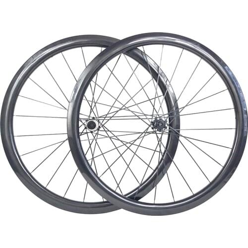 700c 45mm clincher tubeless road disc wheels straight pull U shape carbon wheelset center lock 12X100 12X142 SHN 10s 11s XDR 12s