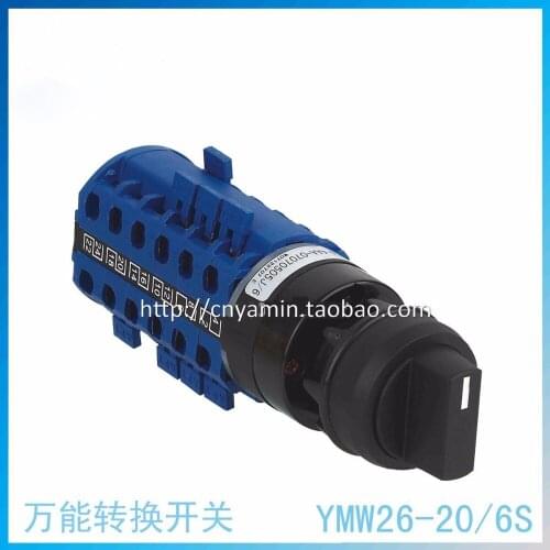 Universal Change-over Switch LW26-20/6S Foramina Singulare Installation Gules Button Rotating Switch 8 Archives Layer More Gear