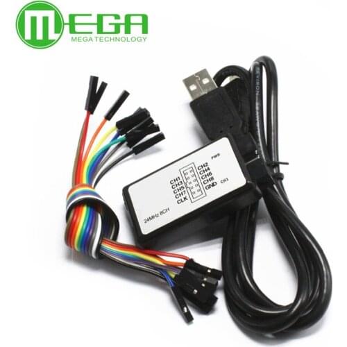 1sets New Arrival USB Logic Analyze 24M 8CH Automation Kits