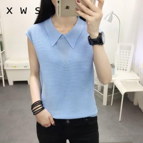XING WEI SI Women's V-Neck Pullovers