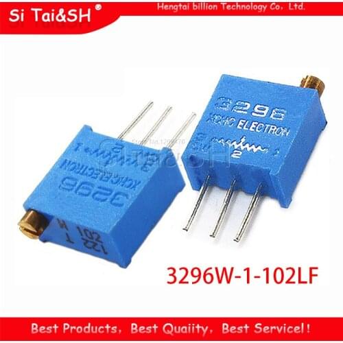10pcs 3296W-1-102LF 3296W 1K ohm 102 3296W-1-102 3296W-102 W102 Trimpot Trimmer Potentiometer