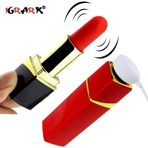 10 Speeds Mini Lipstick Vibrator Magnetic Charge Bullet G-Spot Massager Clitoris Stimulator Erotic Product Sex Toys for Women