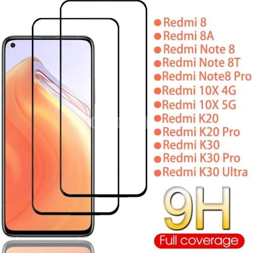 2Pcs Tempered Glass readmik30s Phone Case for redmi k30s k30 k20 note8 pro ultra ScreenProtector xiaomi8 redmi8A 8 note8t 10X 9H