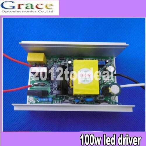 5pcs 100w Led Driver AC 85V-265V Output 30V-36V DC For 100W High Power Led Light lamp