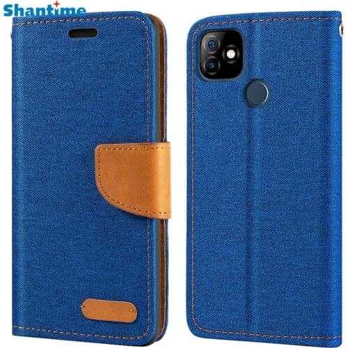 Oxford Leather Wallet Case For ITEL P36 With Soft TPU Back Cover Magnet Flip Case For ITEL P36 Pro ITEL Vision 1 Plus