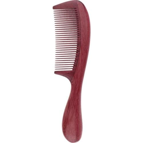 Purple Heart Wood Combs Handmade Fine Tooth Hair Comb - Pocket Size, Suitable for Men Women Kids