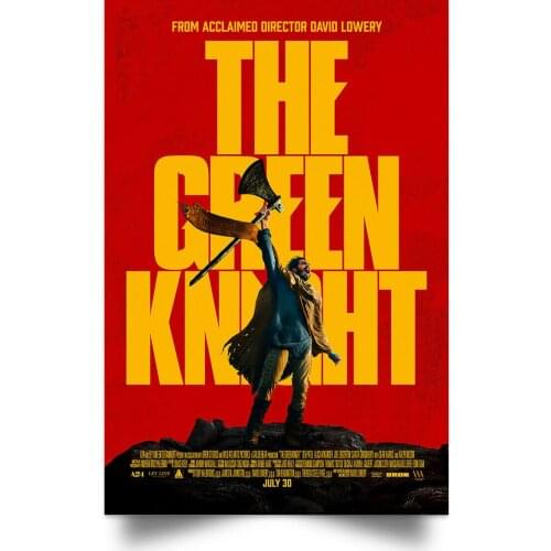 The Green Knight MOVIE Picture Art Film Print Silk Poster for Your Home Wall Decor 24x36inch