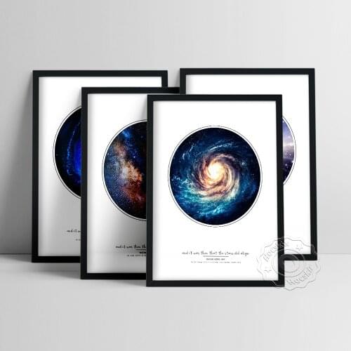 Space Prints, Personalised Star Map Poster, Science Galaxy Wall Art, Astronomy Universe Wall Picture, Couple Anniversary Gift