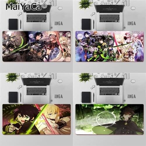 MaiYaCa Top Quality Seraph of the end Large Mouse pad PC Computer mat Free Shipping Large Mouse Pad Keyboards Mat