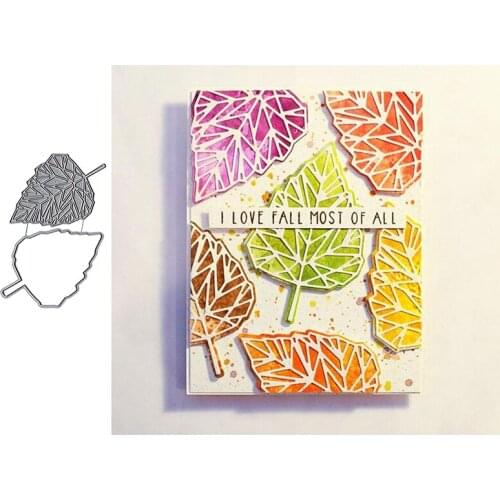 Birch Leaf Metal Cutting Dies For DIY Scrarpbooking Embossing Paper Cards Decorative Crafts New 2019 Diecuts