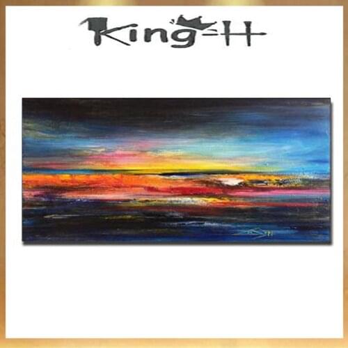 Hand-painted modern sailboat seascape residence adorns living room and bedroom walls with painted boat oil painting artwork